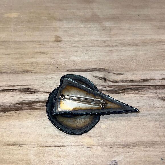 Original Brooch By David Wright Custom Made From ChromePlate NWT - Picture 5 of 7